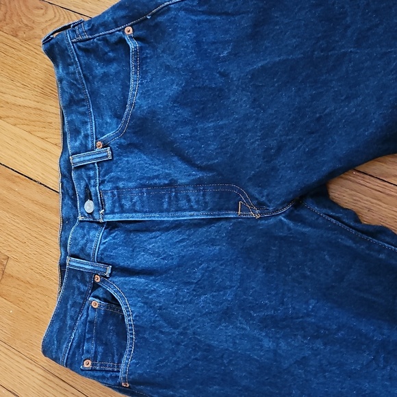 Levi's 501 36x30 Straight Leg, Relaxed Fit Jeans, Blue Denim - Picture 1 of 10